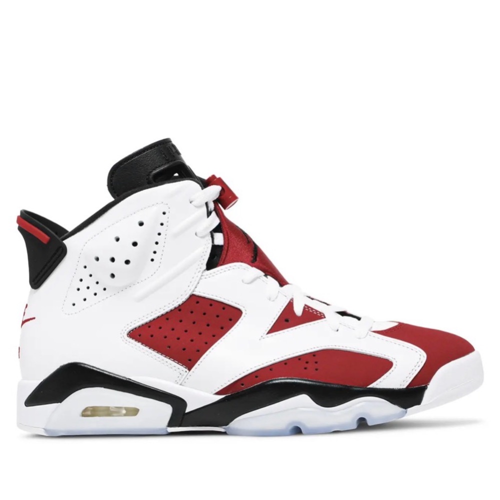 Retro Jordan 6 OG - Red, White, and Black$50